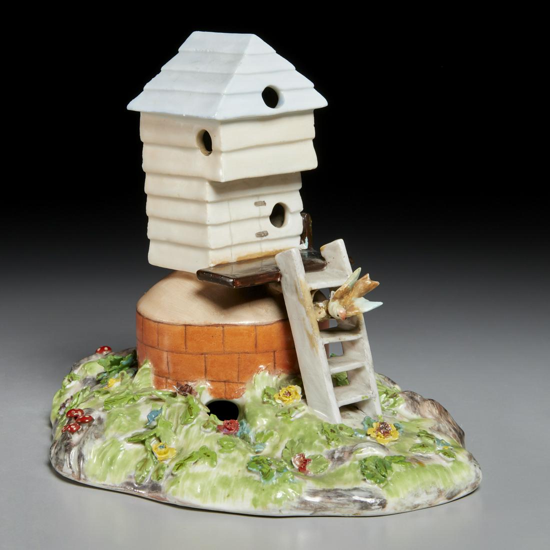 Meissen model of a birdhouse, 18th c. (1 of 7)