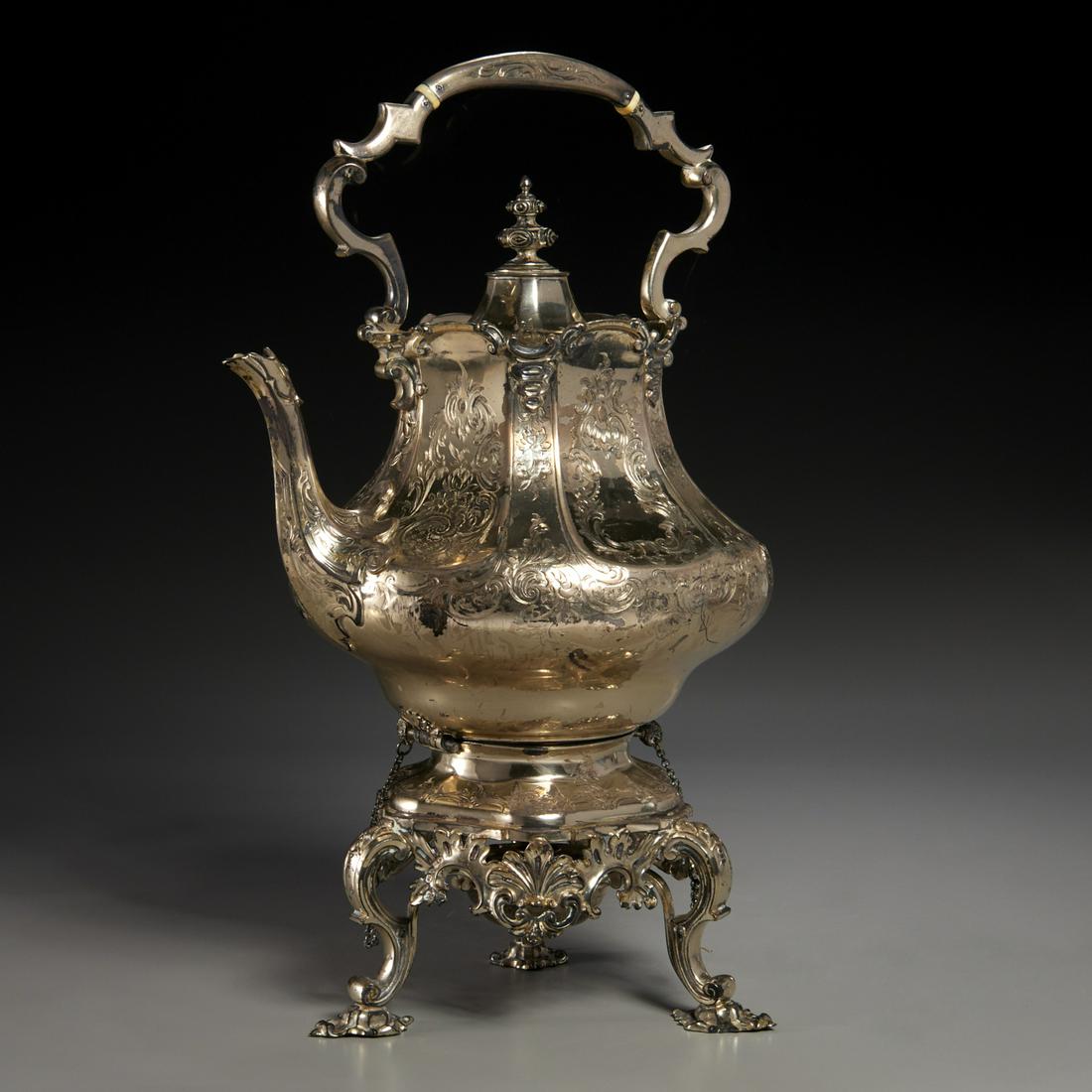 Edward Barnard & Sons, Victorian sterling kettle (1 of 9)