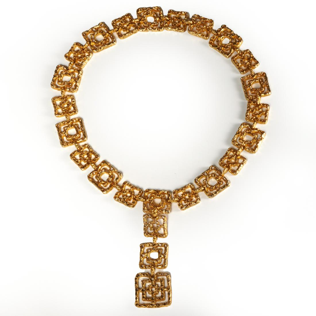 Cartier "Byzantine" convertible gold belt/necklace (1 of 6)