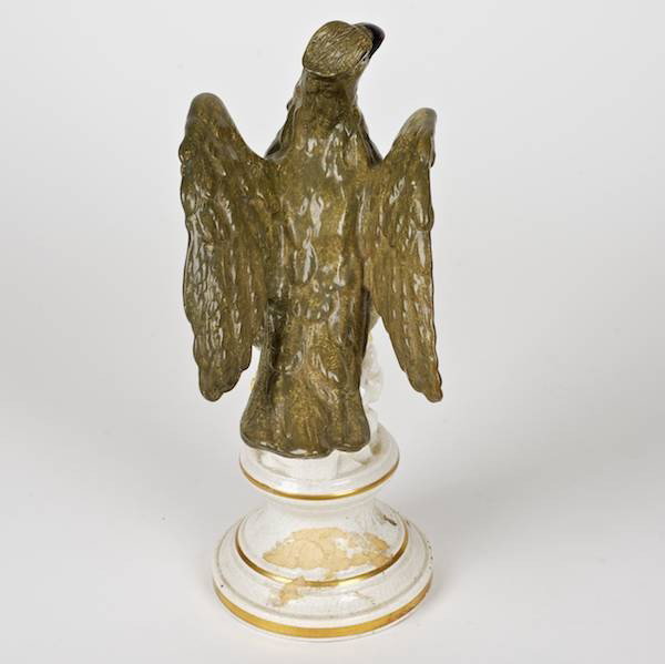English pearlware figure of an eagle - 3