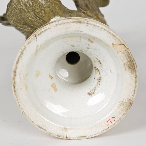 English pearlware figure of an eagle - 5