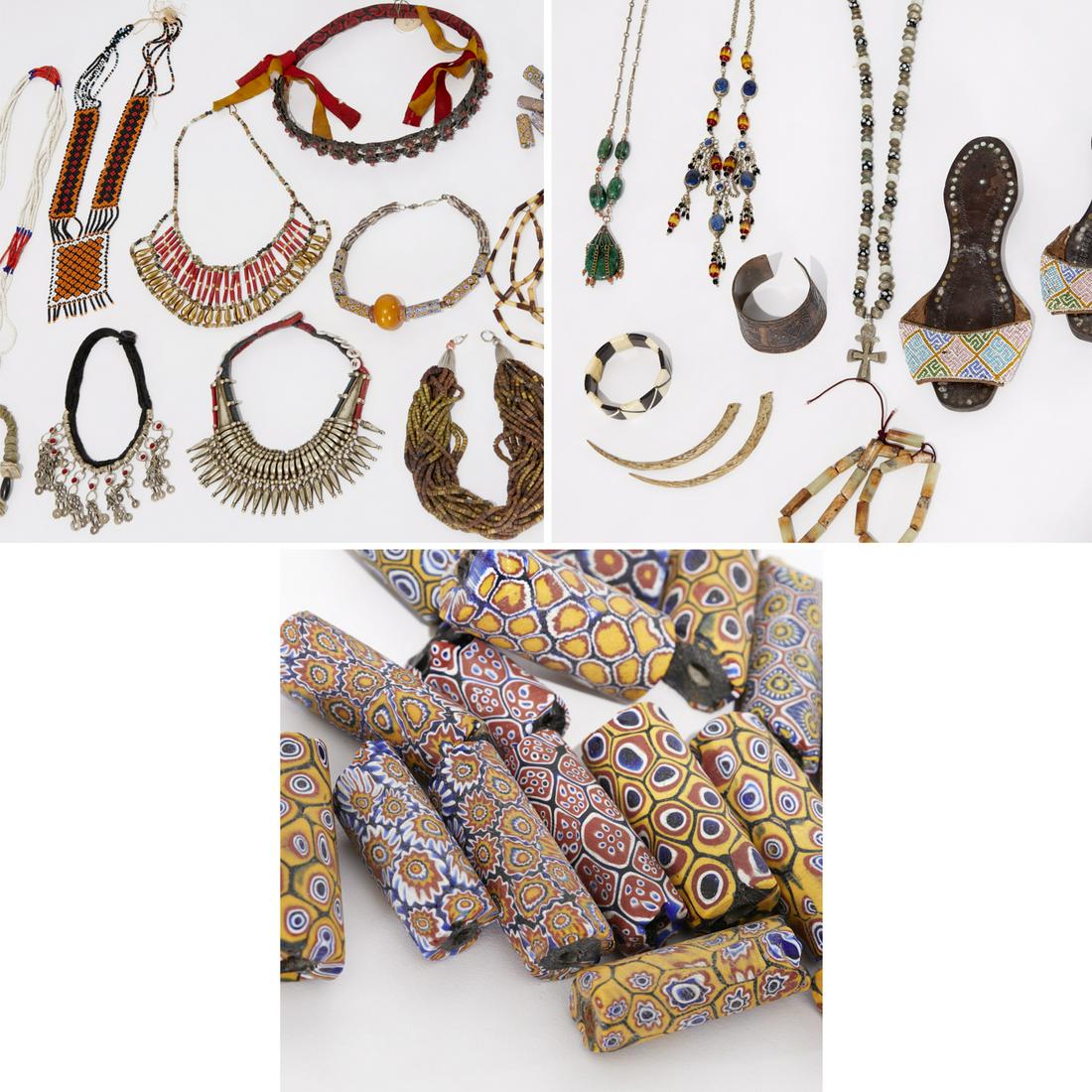 Group Vintage ethnographic jewelry & accessories (1 of 6)