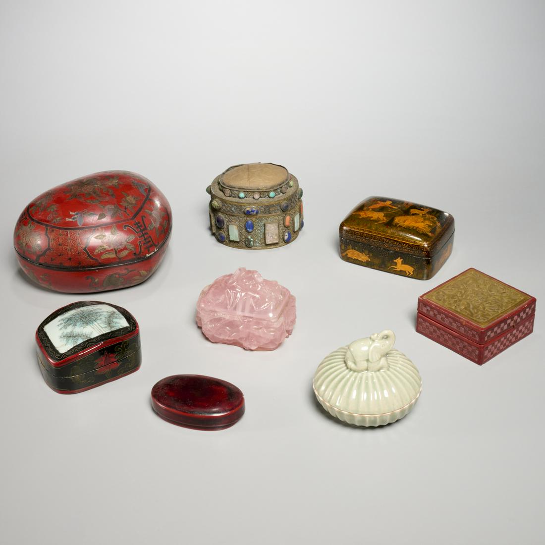 Group Asian dresser boxes (1 of 12)