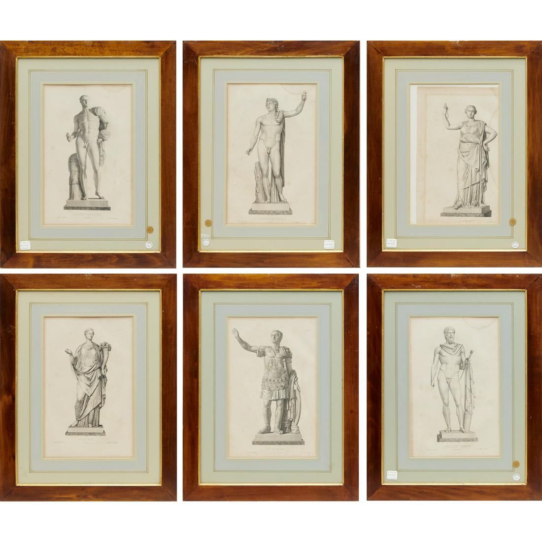 Bouillon (after), (6) engravings, ex-Christie's (1 of 9)