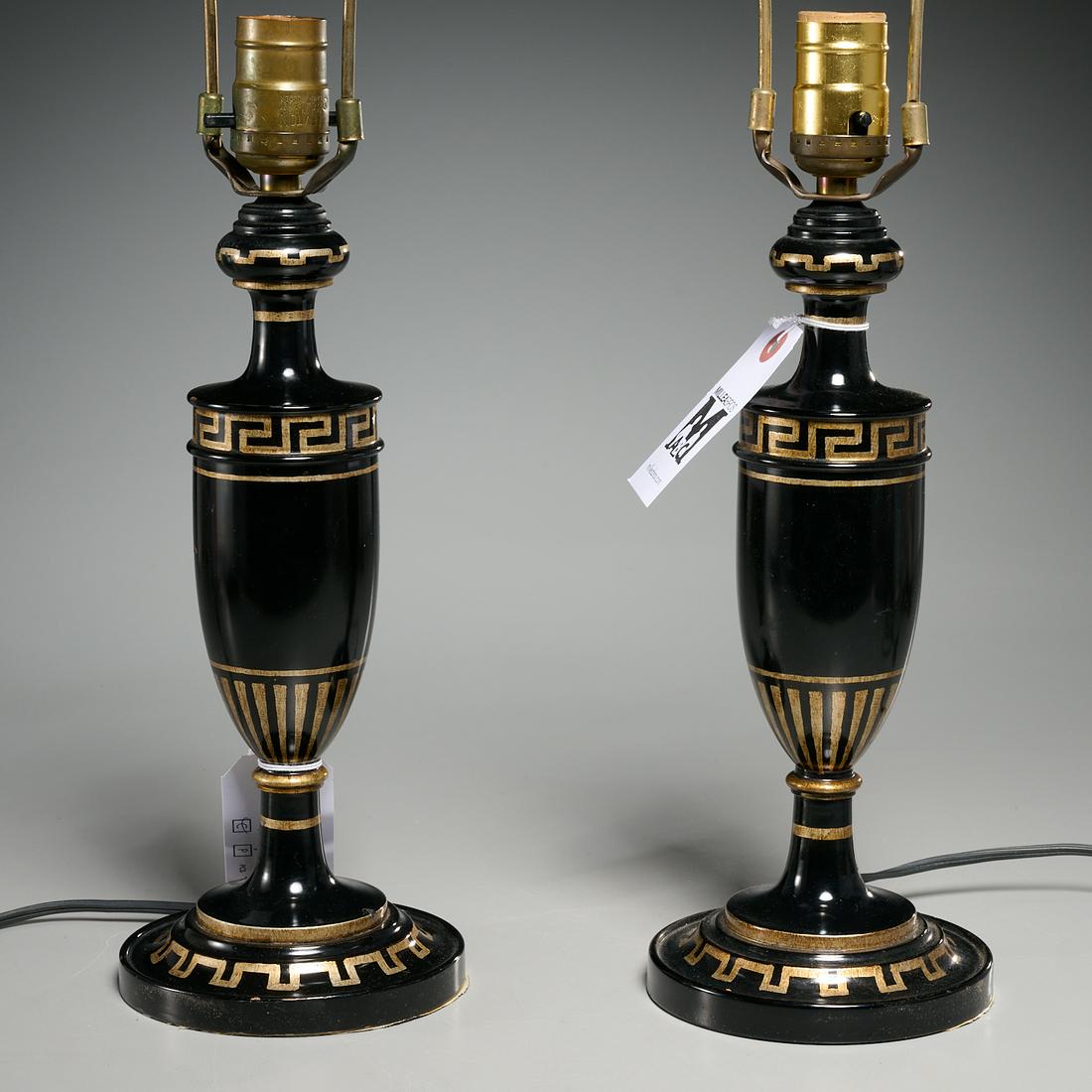Pair Villa Garnelo Neo-Classical style table lamps (1 of 5)