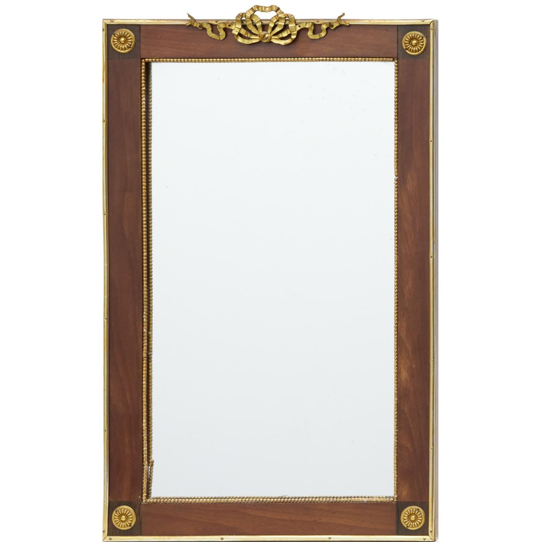 Directoire style bronze mounted mirror (1 of 5)