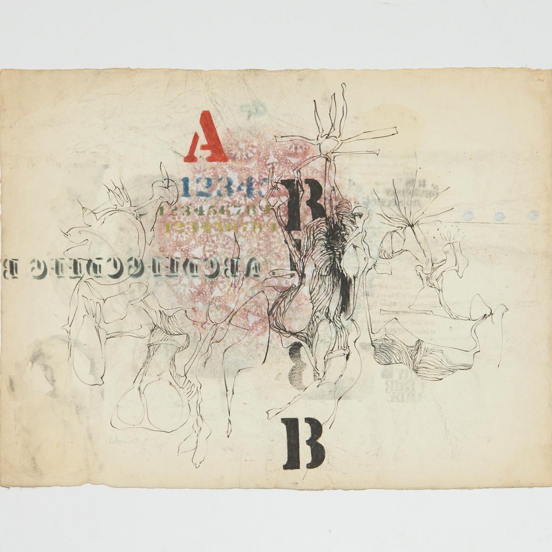 Richards Ruben, mixed media, 1963 (1 of 8)