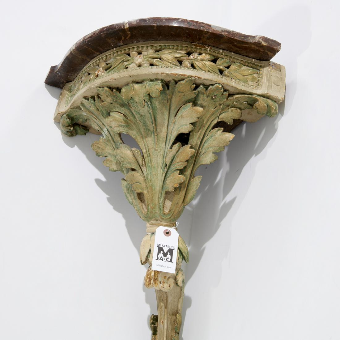 Antique Louis XVI style painted corner console (1 of 6)