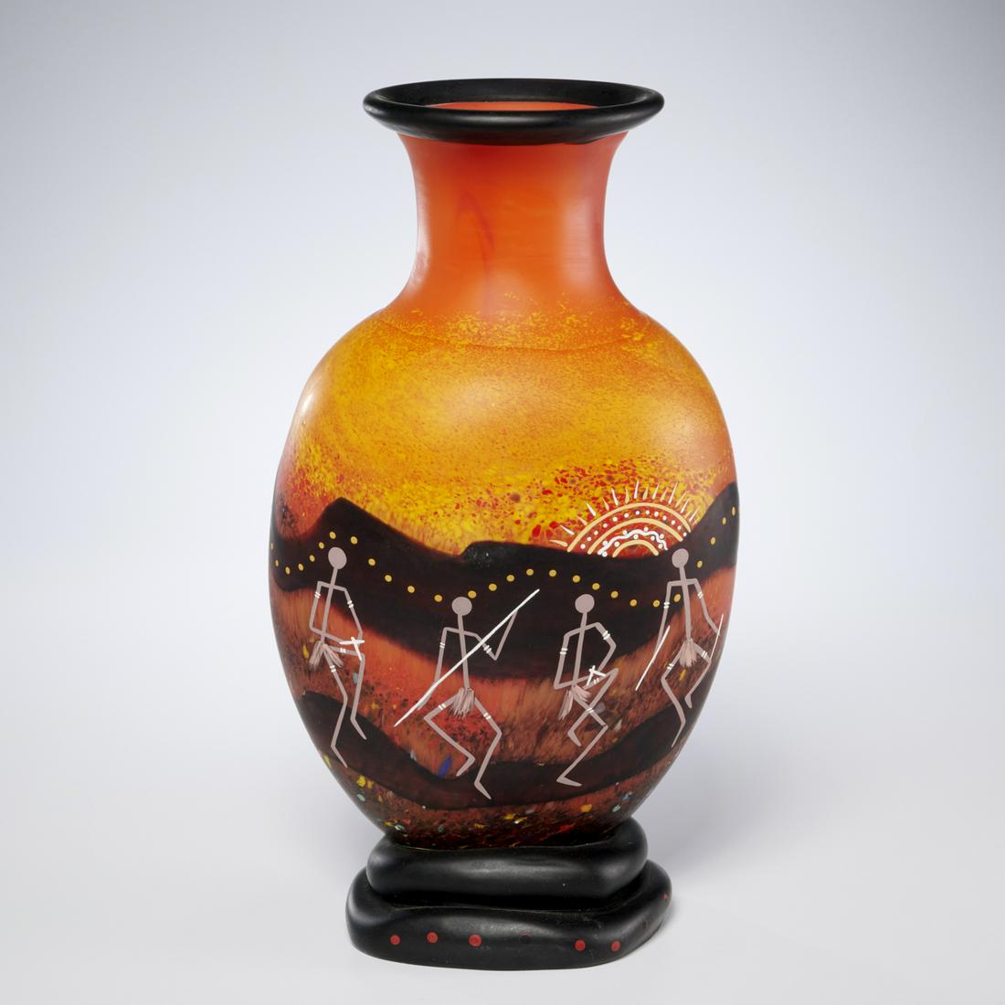 Tina & Nuuna, large studio glass vase (1 of 7)