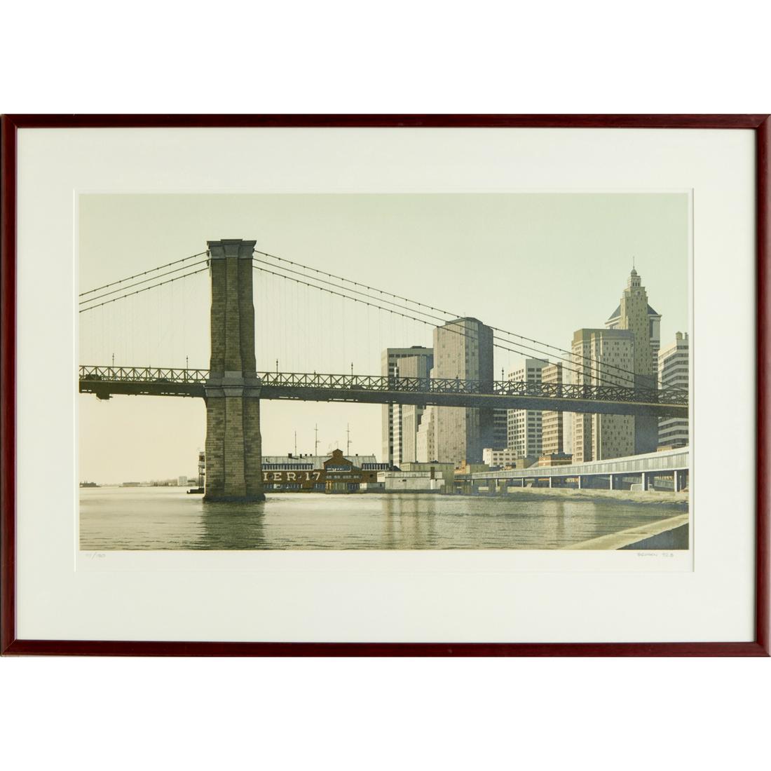 Frederick Brosen, signed lithograph, 1992 (1 of 6)