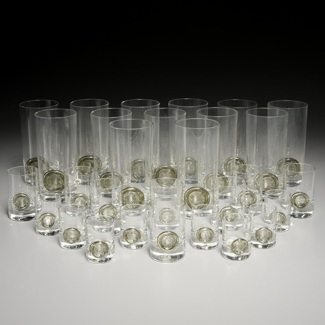 Rosenthal Mid-Century barware set, (29) pieces (1 of 8)