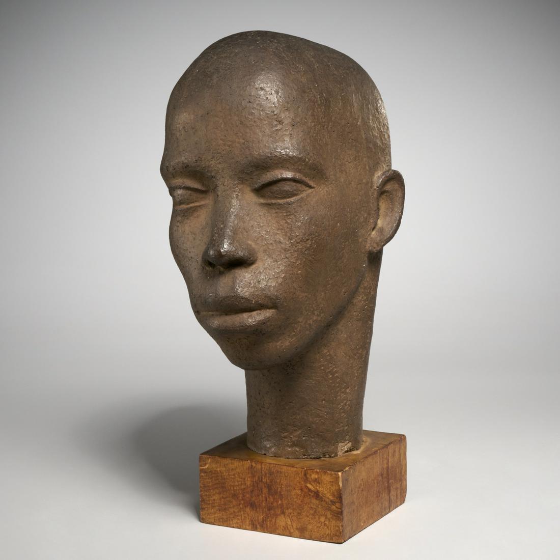 Jason Seley, ceramic head sculpture, 1946 (1 of 7)
