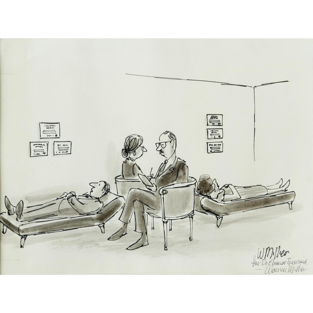 Warren Miller, original New Yorker cartoon (1 of 7)