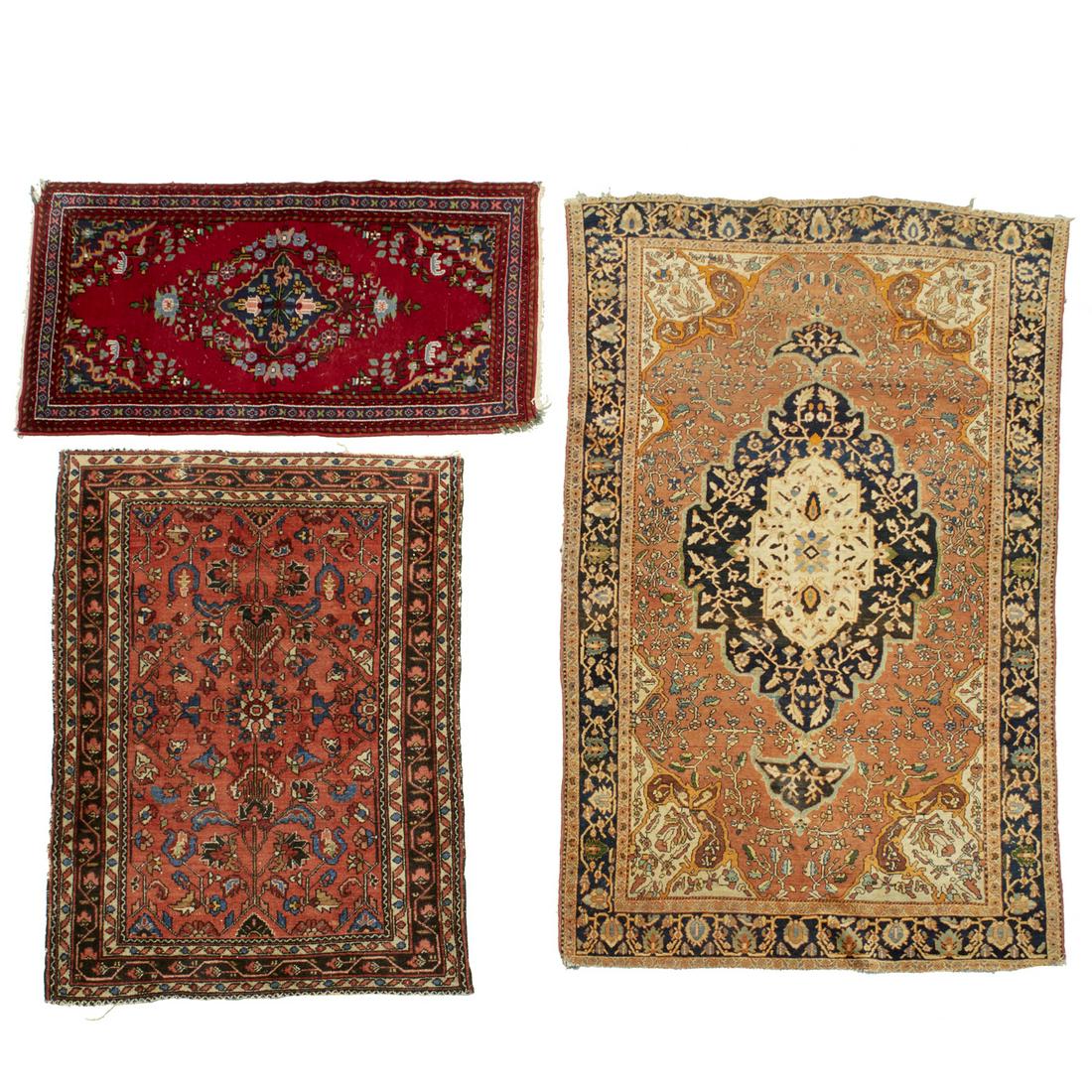(3) Old Persian area rugs (1 of 6)