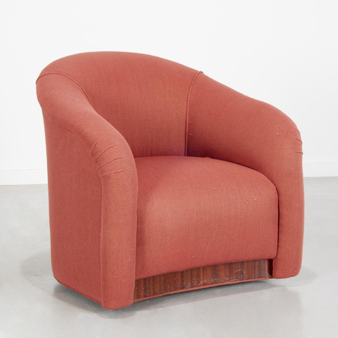 French Art Deco style upholstered club chair (1 of 7)