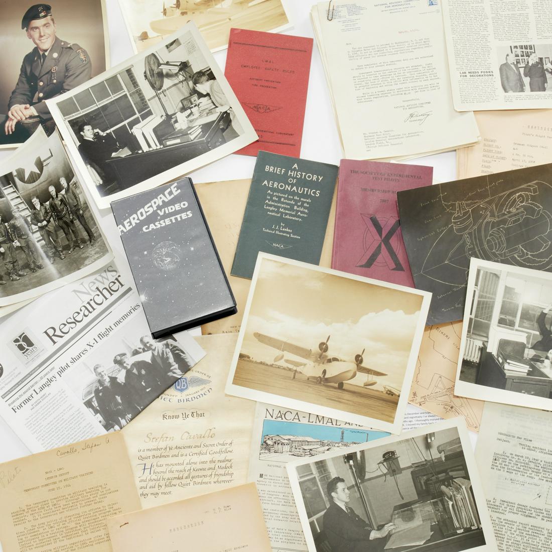 WWII Test-Pilot's archive of photos and ephemera (1 of 8)