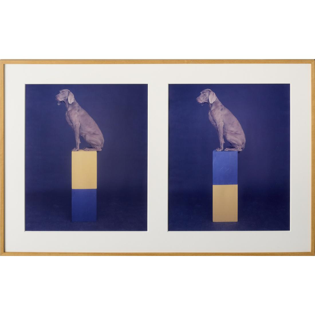 William Wegman, photograph diptych, 1991 (1 of 10)