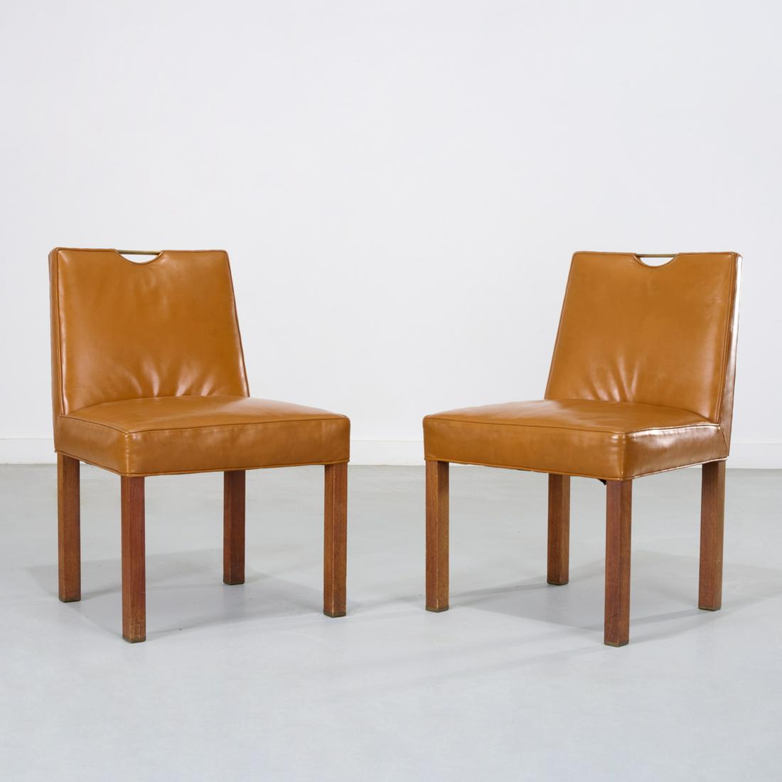 Edward Wormley for Dunbar, pair side chairs (1 of 7)