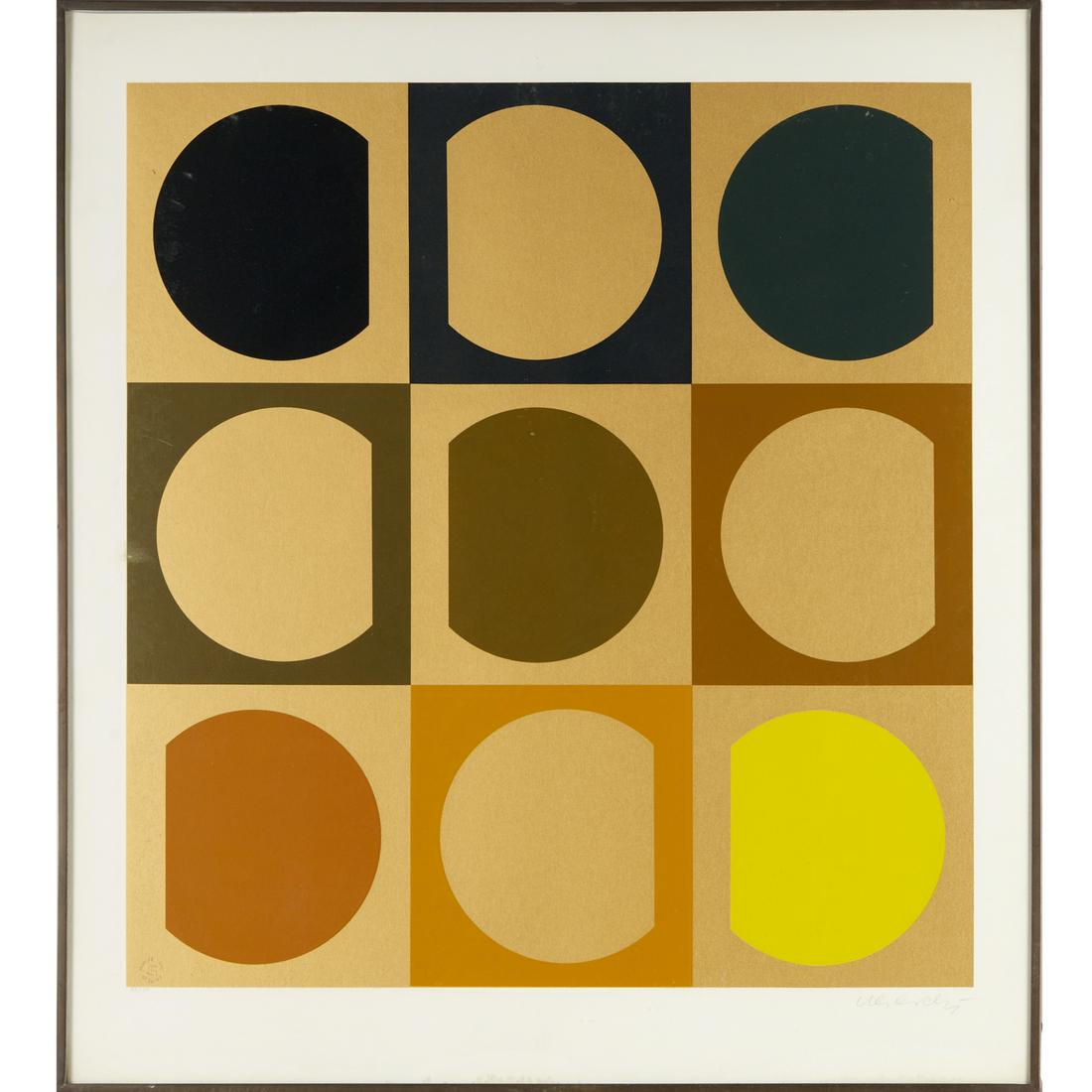 Victor Vasarely, color screen print, 1964 (1 of 9)