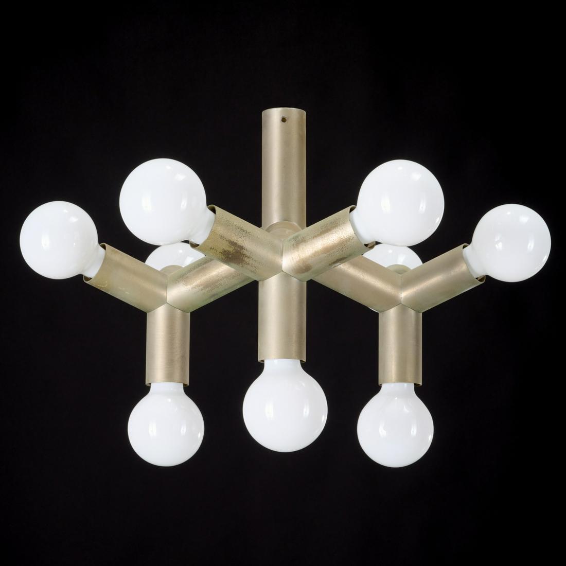 Trix & Robert Haussmann, 'Atomic' chandelier (1 of 4)