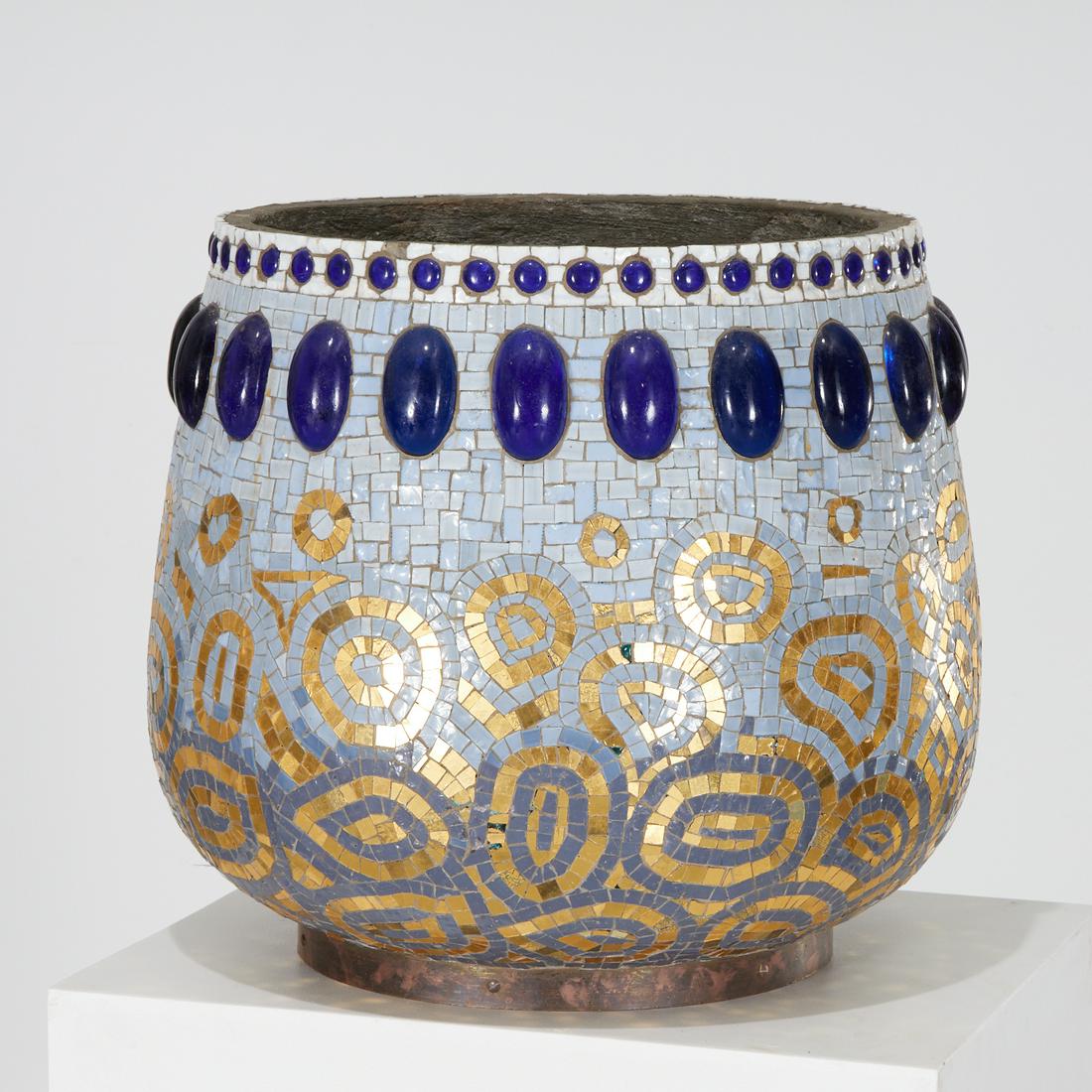 Garouste & Bonetti (manner), mosaic jardiniere (1 of 11)
