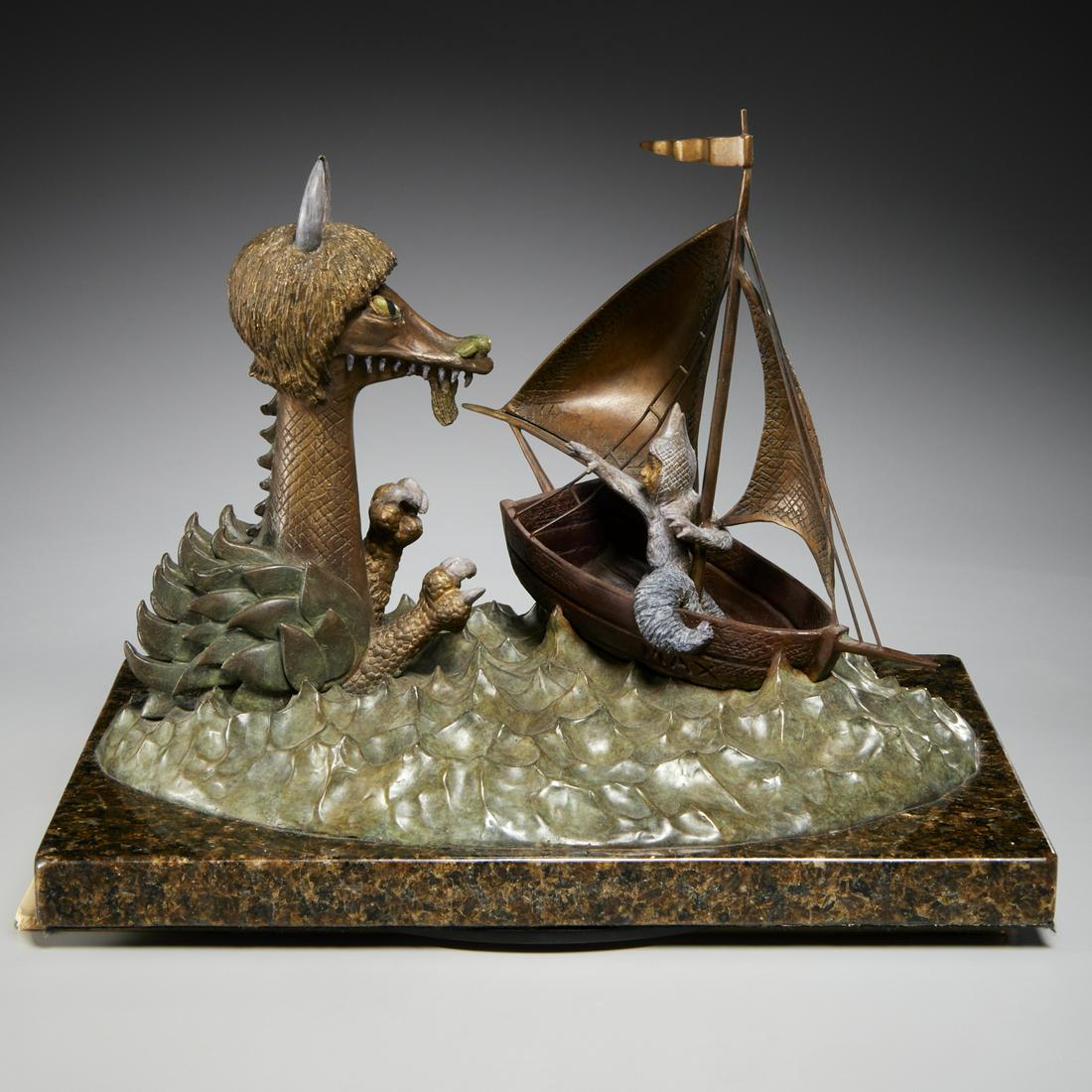 Maurice Sendak, bronze sculpture, ex-Rosenbach (1 of 9)