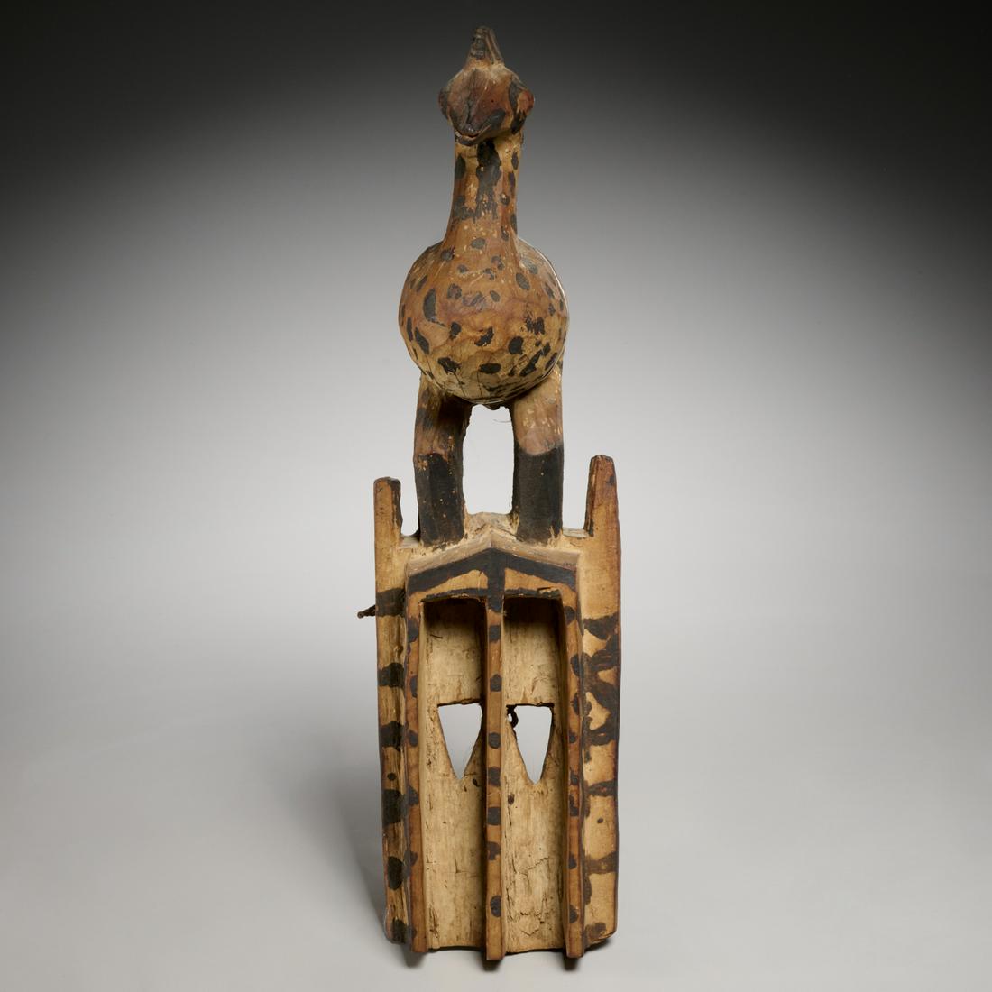 Dogon Peoples, wood carved bird mask (1 of 6)