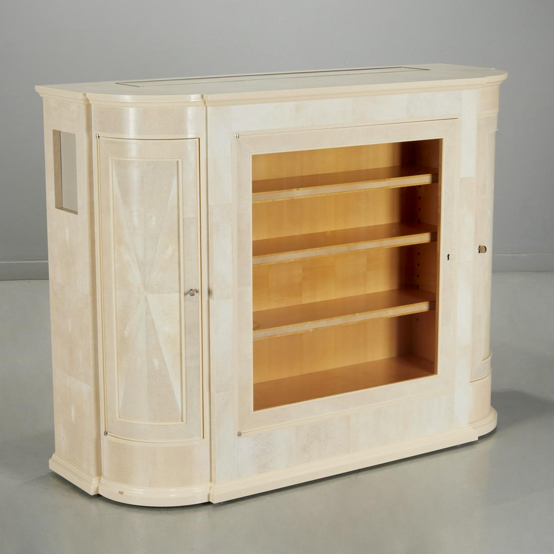 Shagreen veneer media cabinet, Peter Marino (1 of 7)