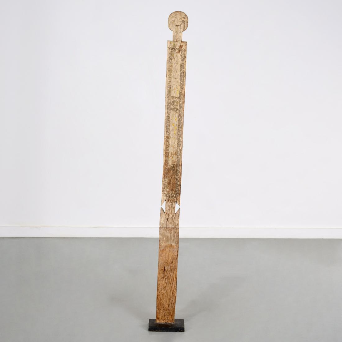 Giriami People, anthropomorphic post on stand (1 of 7)