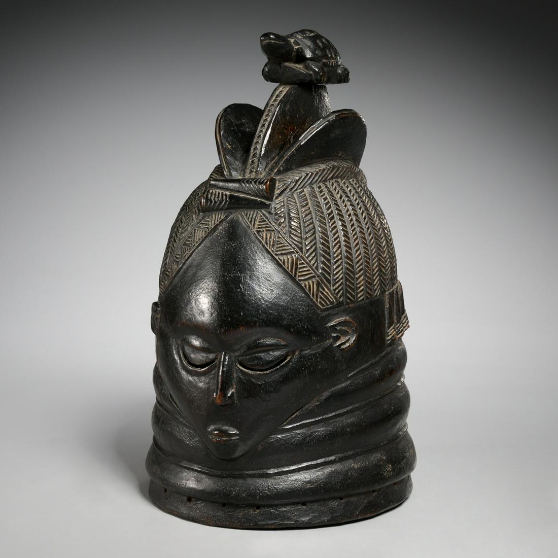 Mende Peoples, 'Sowei' helmet mask (1 of 6)