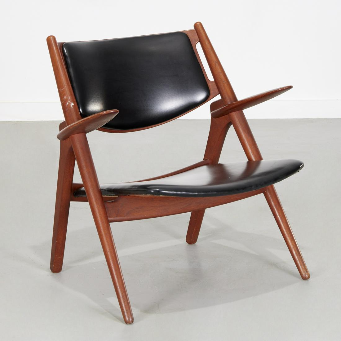Hans Wegner, teak Sawbuck chair (1 of 7)