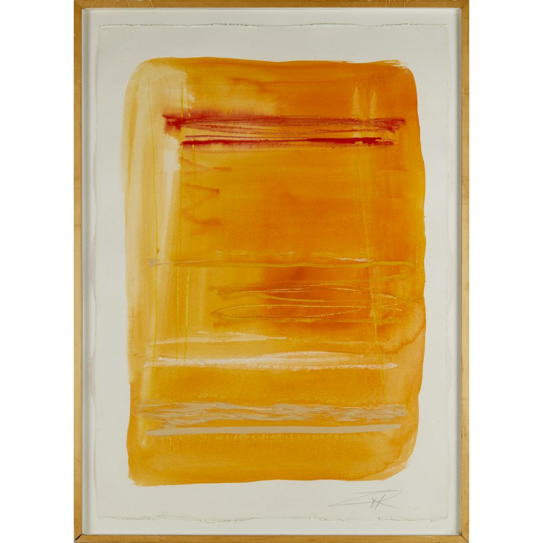 Larry Zox, oil on paper, c. 1965 (1 of 6)