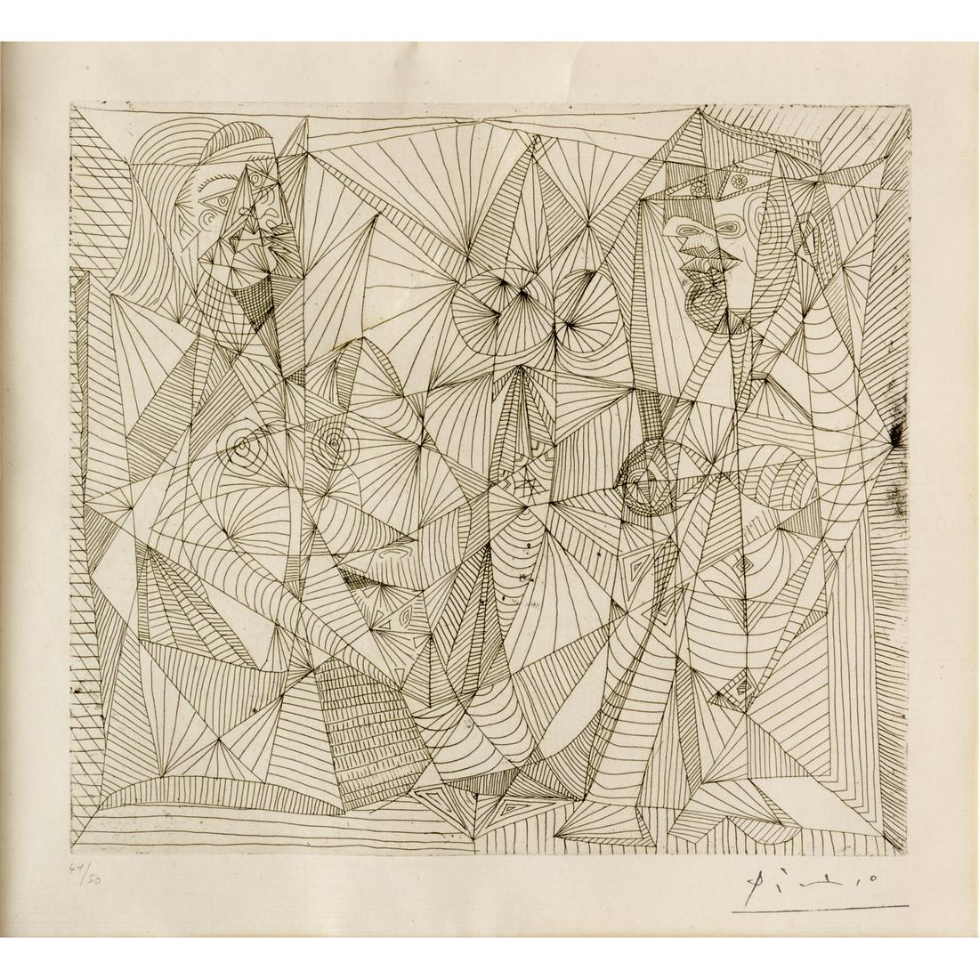 Pablo Picasso (after), etching, 1938 (1 of 11)