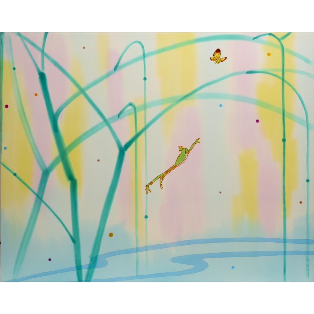 Naofumi Maruyama, acrylic on cotton, 2005 (1 of 10)