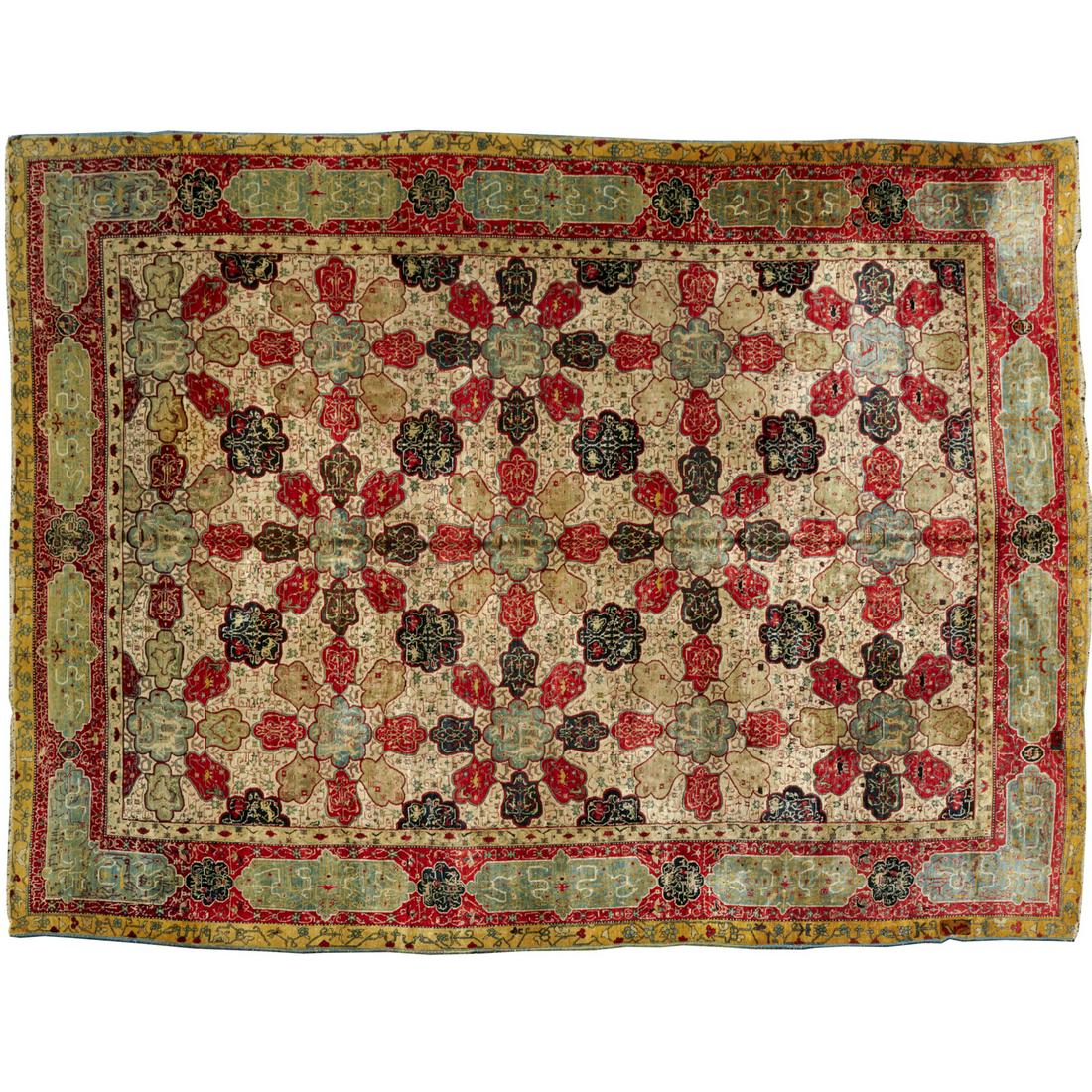 Antique Indo-Persian carpet, ex. Rosenbach (1 of 8)