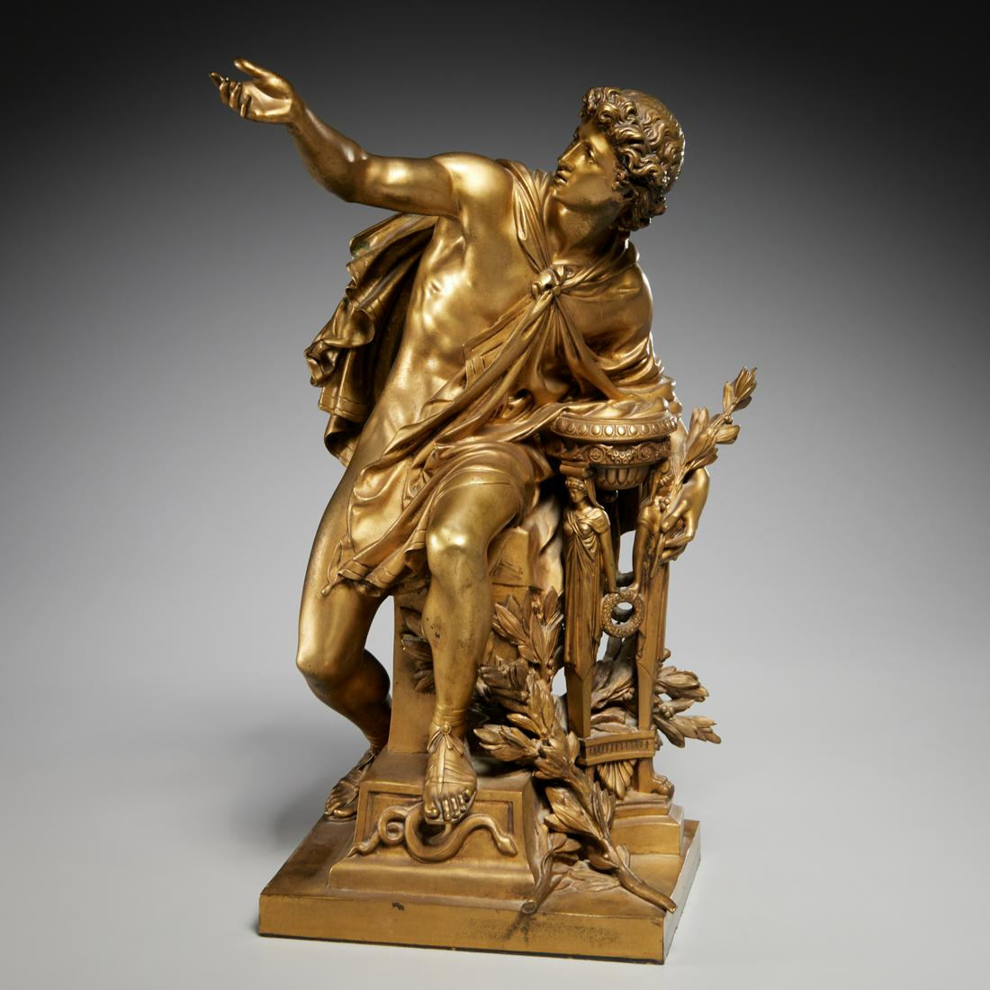 Mathurin Moreau, gilt bronze, 1870 (1 of 8)