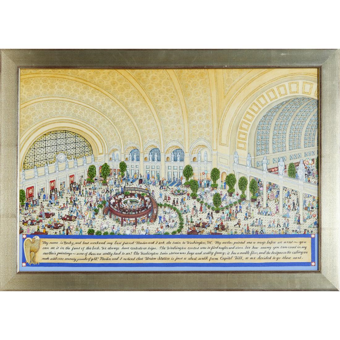 Kathy Jakobsen, oil on canvas, Union Station (1 of 7)