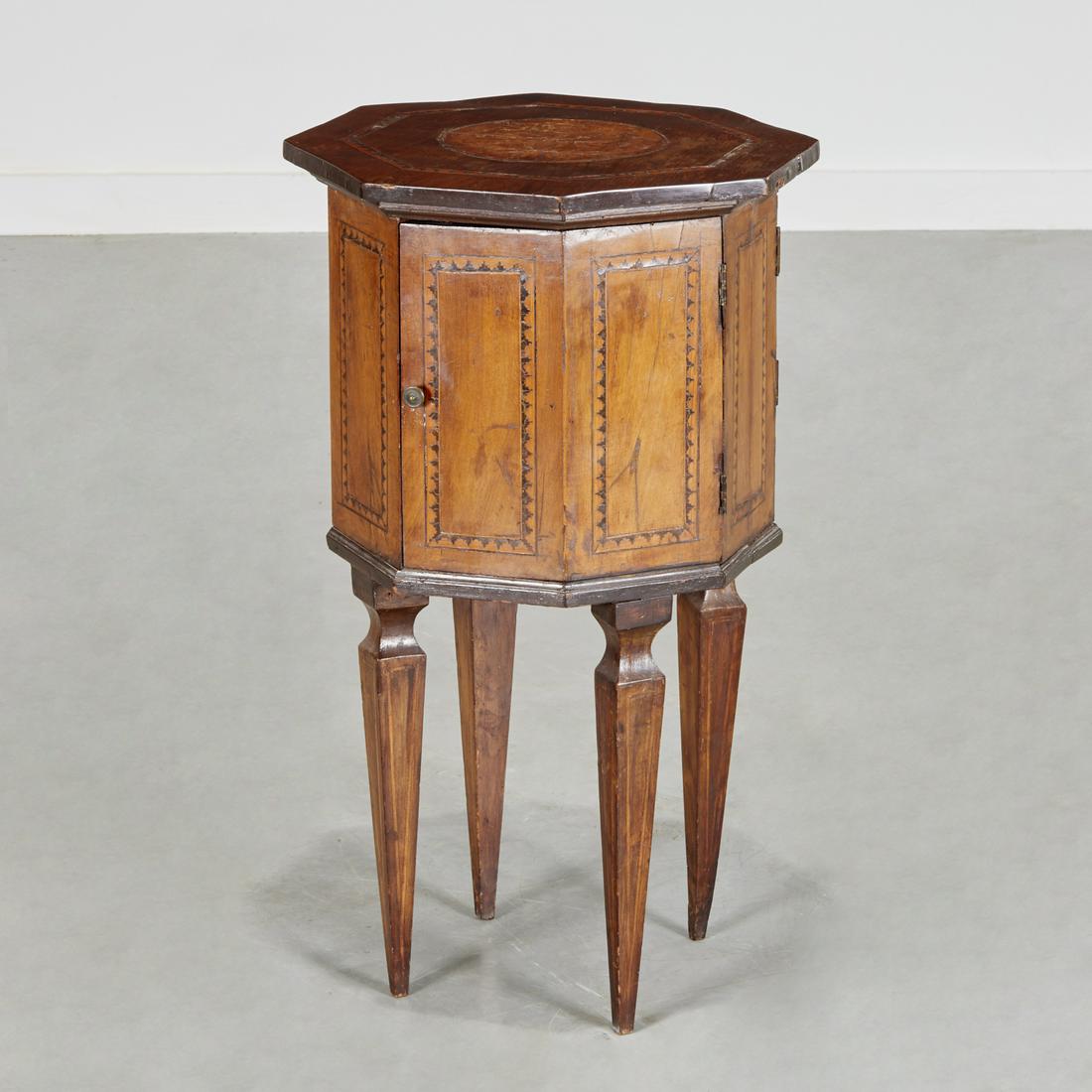 Italian Neo-classic octagonal commodino (1 of 7)