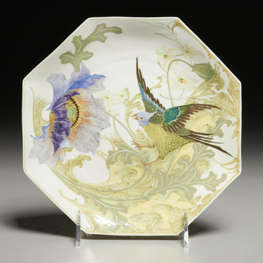 Willem Hartgring, Rozenburg octagonal plate (1 of 6)