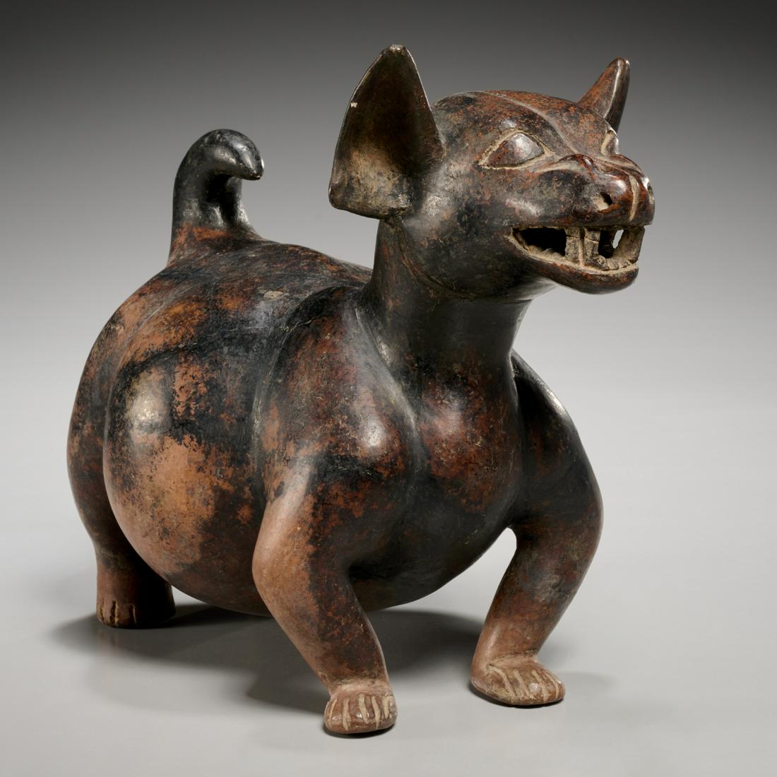 Pre-Columbian Colima standing dog effigy (1 of 5)