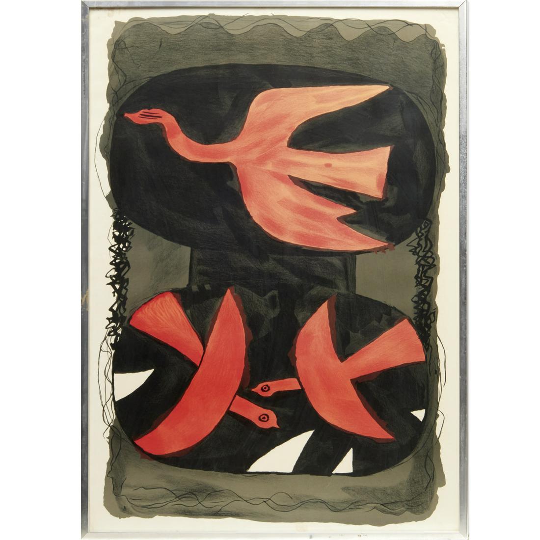 Georges Braque, lithographic poster, c. 1960 (1 of 5)