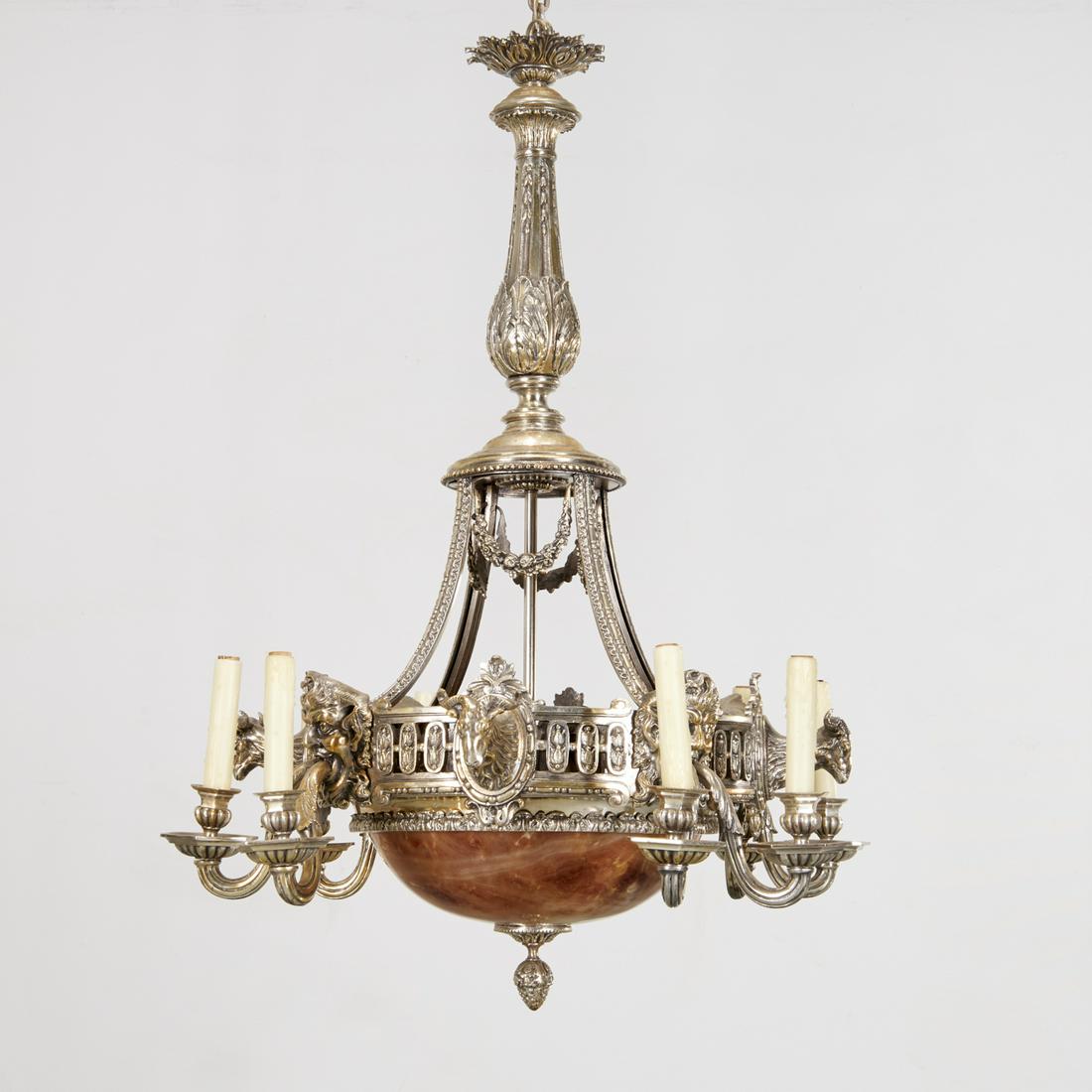 Louis XIV style ten-light chandelier (1 of 8)