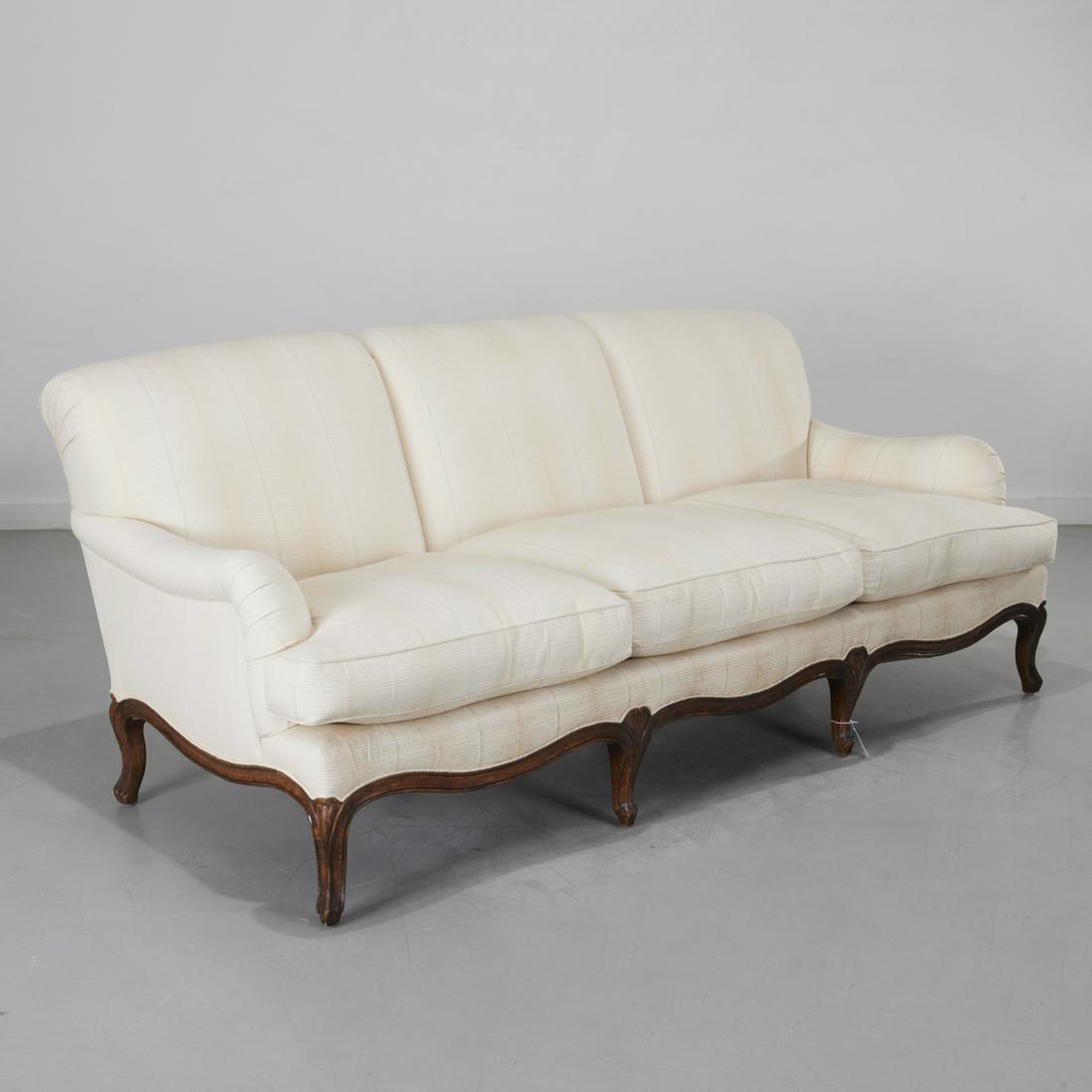 Louis XV style custom upholstered sofa (1 of 7)
