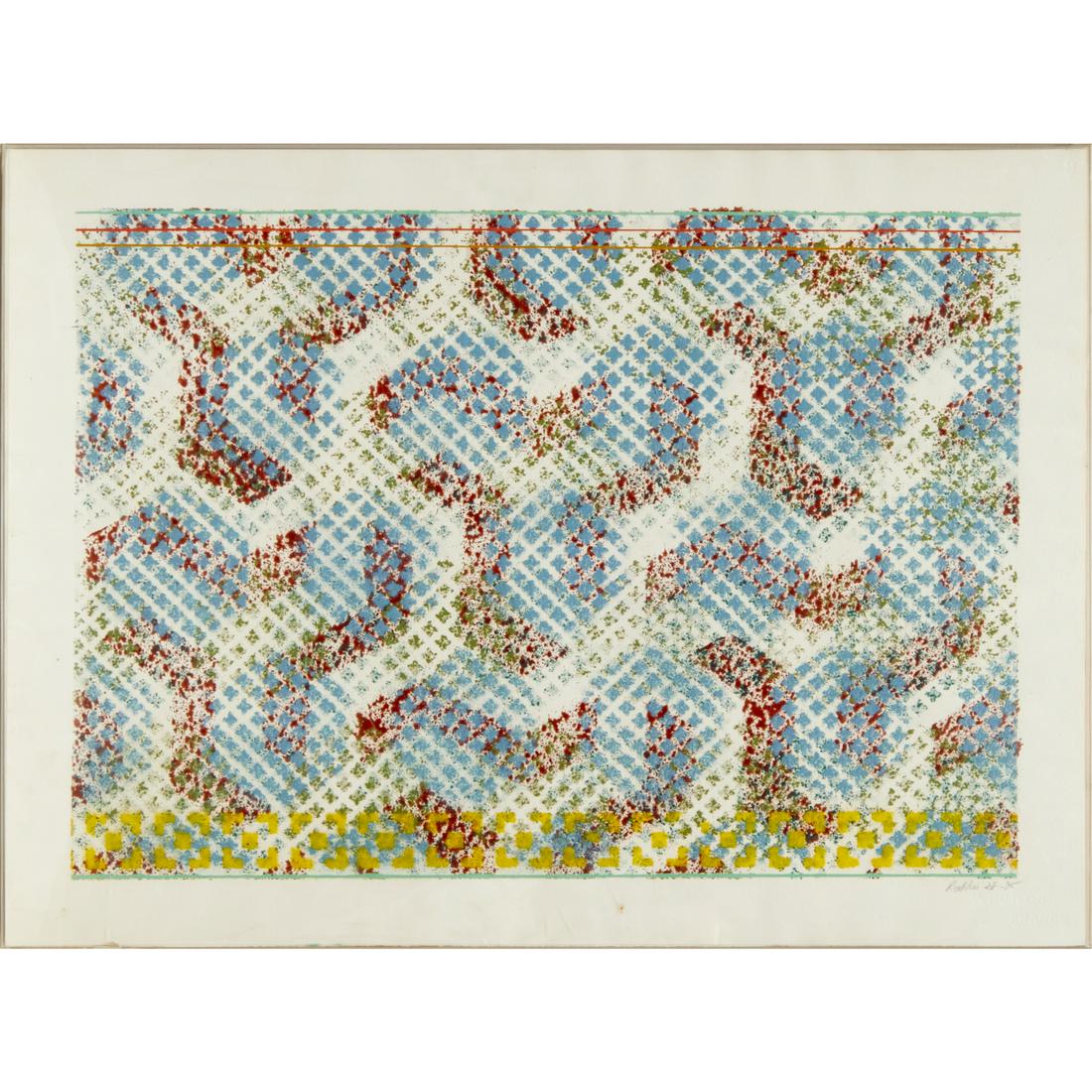 Tony Robbin, mixed media on Arches paper, 1975 (1 of 7)