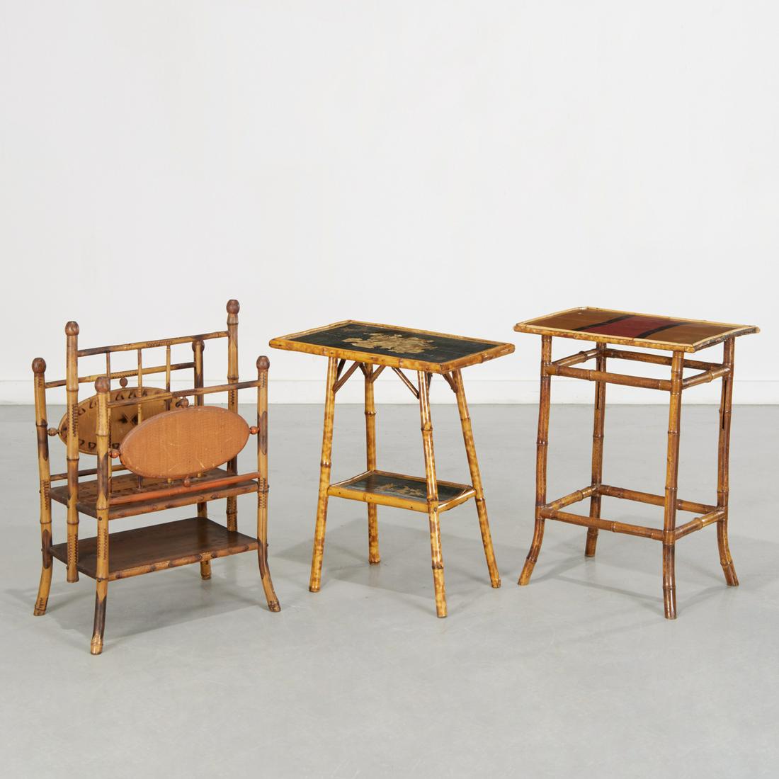 Aesthetic burnt bamboo furniture group (1 of 8)