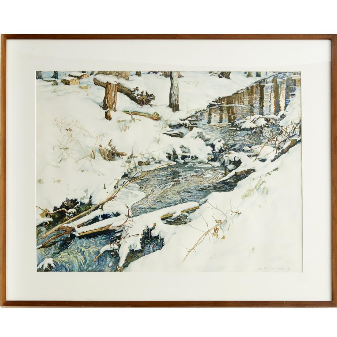 Chor-Foo Choi, watercolor on paper (1 of 6)