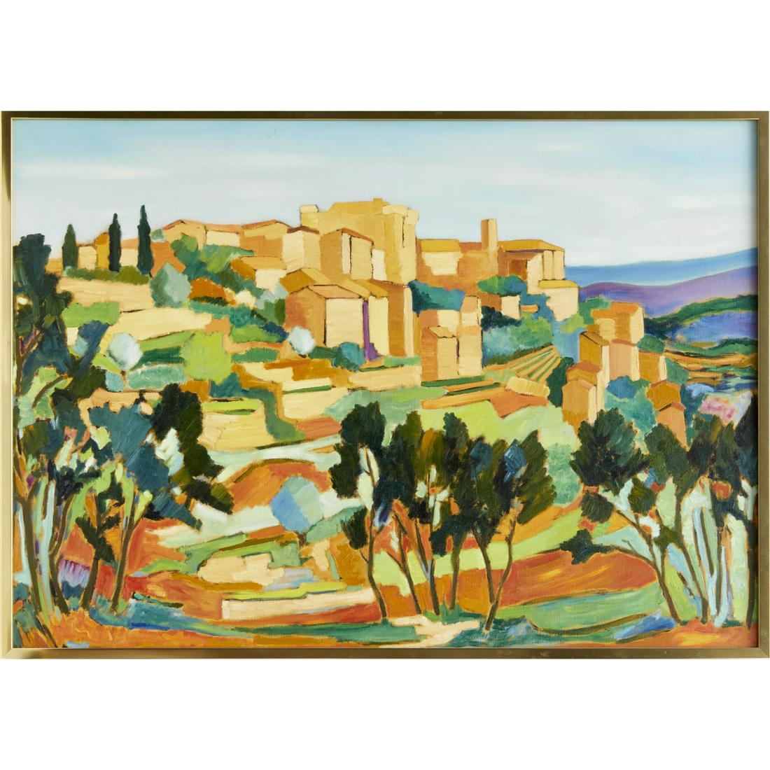 Lucien Durand, large oil on canvas (1 of 6)