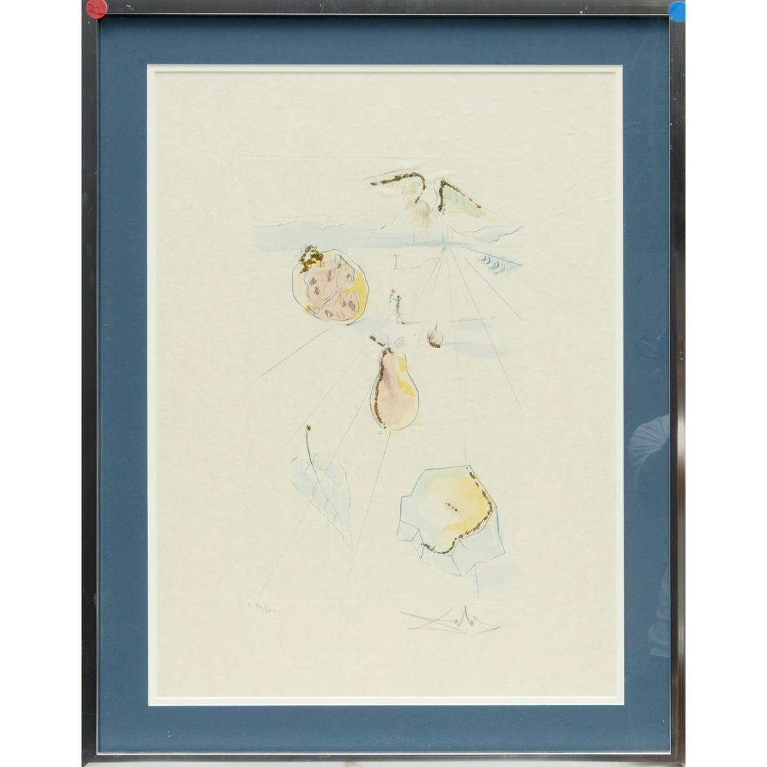 Salvador Dali, color etching (1 of 7)