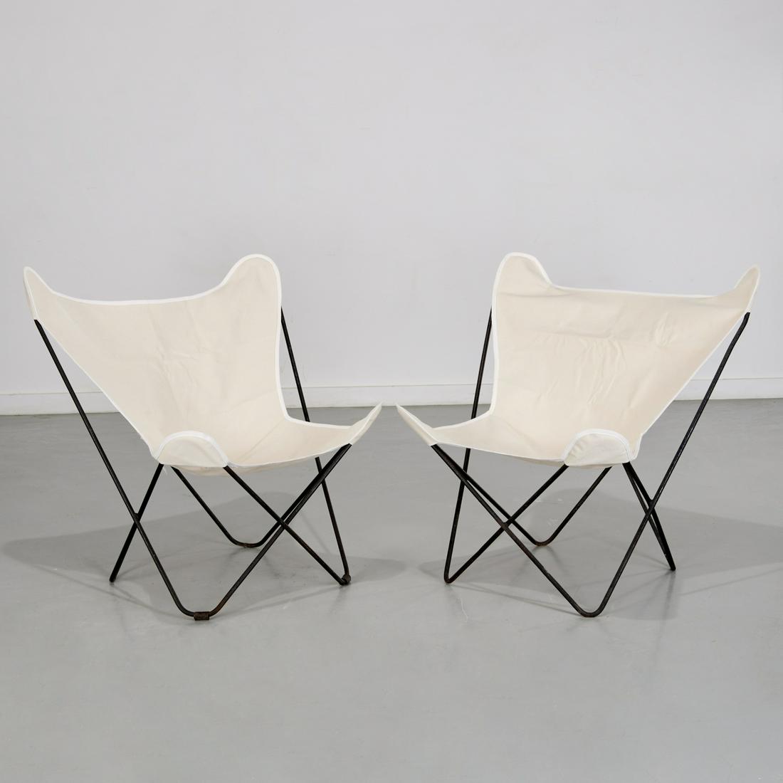 Jorge Ferrari-Hardoy, Pair 'BKF' butterfly chairs (1 of 6)