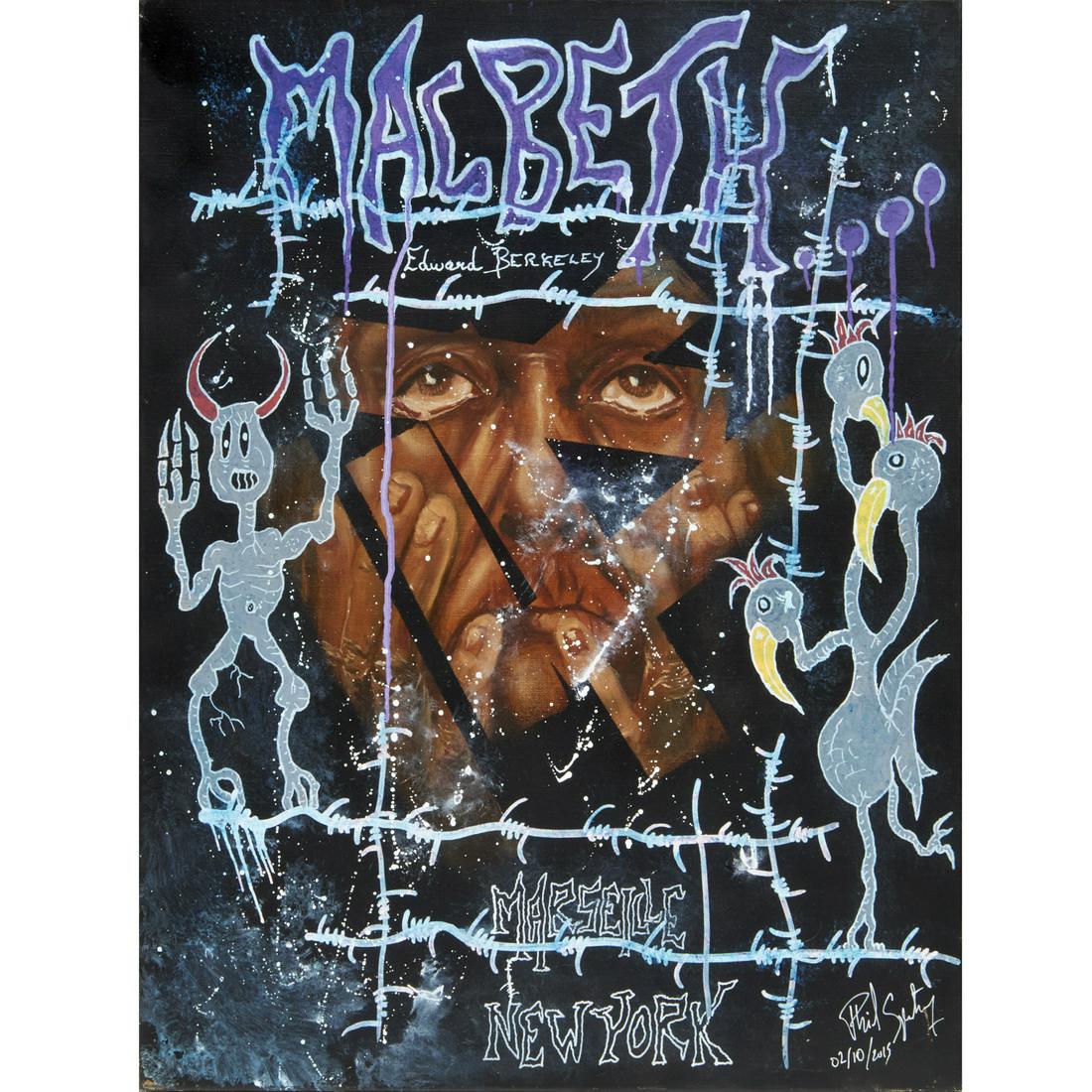 Original painting for Macbeth production, 2015 (1 of 6)